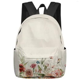 Рюкзак Spring Flower Rose School School Bags Offep Offep для мужчин Женские путешествия Mochila