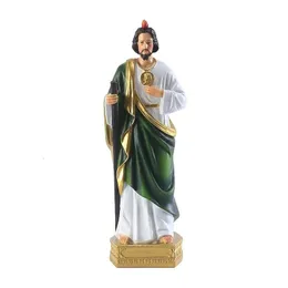 1pc 8 St. Judas تمثال تمثال عكازات غرفة ديكورات الهدايا الدينية ديكور المنزل 240409