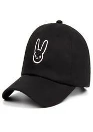 Bad Bunny 100 Cotton Hat Rapper Reggaeton Artista Papai Hat Snapbacks Unisisex Baseball Cap Hat Hip Hop Bordado Hats8740564