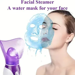 1pc Facial Steamer Skin Moisturizing Face SPA Heating Sprayer Pores Cleansing Deep Hydration Control Oil Pore Cleaner Home 240409