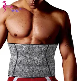 Sexywg Men Men Waist Trainer Back suporta Slim Body Shaper Belt Corset Neoprene Sauna Strap Sport Top Brace Slimming Faja Shapewear 240412