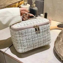 Borse cosmetiche corea chic moda portatile portatile grande capacità di grande capacità di viaggio per il trucco per le donne