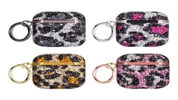 Für Airpods Pro Case Hörphone -Zubehör Leopard Print Flash Diamond Plating PC Kopfhörerhülse Air Pods 2 Luxus Bluetooth Earb1412886