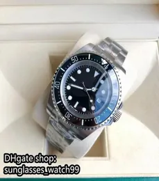 최고 베젤 41mm 및 44mm 시계를위한 럭셔리 브랜드 세라믹 The New Water Ghost Men039S Steel Watch 다이빙 시리즈 자동 M9765012