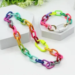 Braccialetti di fascino in lega europea e americana in lega esagerata colorato color color catena brasiliana da donna set di braccialetti femminile