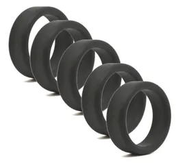 Massagem 5pcs Soft Silicone Penis Rings Holy Trainer Cock Masturbation Masturbation Atraso brinquedos sexuais adultos para homens ampliando5999630