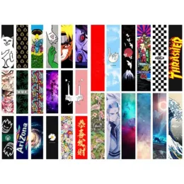 Curtains 120*25cm Skateboard Sandpaper Scooter Cruiser Griptape Longboard Deck Sticker Sand Paper Skate Board Abrasive Nonslip