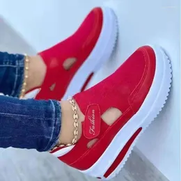 Scarpe casual sneaker di moda per donne zapatillas rossa mujer in rete vintage moca