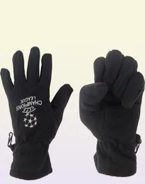 S League Football Luvas Hat Hat Winter Fleece Luvas de Treinamento Quente Chutando Sports Bib Running Gloves1334267