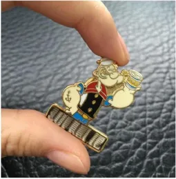 Коллективная мода Popeye Brooch Badge Bulge Metal Key Che Chain Pendant Cheerleading7268433