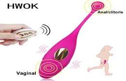 Hwok Panties Беспроводной пульт дистанционного управления вибратором вибрации вибрации яйца вибратора дилдо G Spot Clitoris Sex Toy для женщин Y2019131575