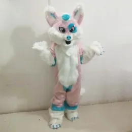 2024 Vendite calde Halloween Wolf Fox Fursuit Mascotte Cartoon Costumi di Hallowen Attività Promozione Abito di Natale in costume