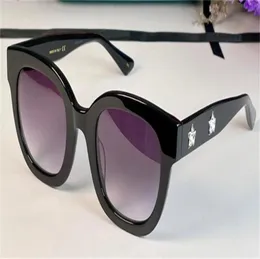 Okulary przeciwsłoneczne projektowania mody 0208S Cat Eye Frame Proste pop w stylu pop 400 Ochrona na świeżym powietrzu dla mężczyzn i kobiet najwyższa jakość3660156