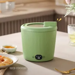 Kessel neue 800 ml Elektro Reiskocher Kochtopf Ei Omelett Pfanne Elektrische Pfanne Mini Hotpot Babynahrung Eintopf Tasse Suppe Heizung