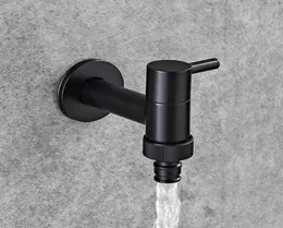 Outdoor Faucet Garden Bibcock Tap Bathroom Washing Machine Faucet mop Faucet Single Cold Antique BronzeBlack Oil Brushed5526465