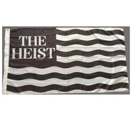 Heist Stripe 3x5ft Flags 100d Polyester Banner Outdoor Lebendige Farbe Hochqualität mit zwei Messing -Teilen1924327