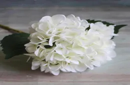 Flor de Hydrangea Artificial 47cm Fake Silk Single Touch Real Hedgeas para Centrões de Casamento Party Home Party Decorative Flowers GA14410000
