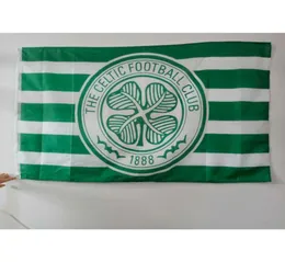 Celtic Football Club Flag 5x3ft 150x90cm polyestertryck inomhus utomhusflagga med mässing grommets 3624903