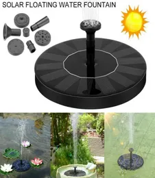 Solar angetriebene schwimmende Pumpe Wasserbrunnen Birdbat Haus Pool Garten Dekor AS01A1 Solar Fountain DC bürstloser Wasserpumpe255p1469005