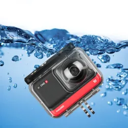 Kamery Insta 360 Panoramiczna wersja nurka Wodoodporna obudowa ochronna osłona osłony dla Insta360 One R Duallens Camera Akcesoria