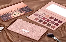 Novo Sparkle Shimmer Eyeshadow Palette 18 ألوان ألوان بريق معدني غير لامع مصطبح مسحوق ظلال العيون المكياج من السهل لارتداء 45176934