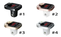 Cihaz FM X8 Verici Aux Modülatörü Bluetooth Handfree Kit Arabası O MP3 çalar 3.1a hızlı şarj cihazı çift USB2462311