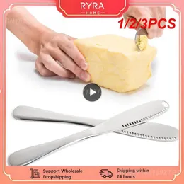 Knivar 1/2/3st Buffet Tools Portable Stainless Steel Butter Knife 3 In 1 Cheese Dessert Kitchen Gadgets Cutter