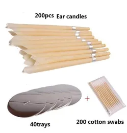 200pcs WAX TEAPIA NATURAL CARE EAR CUELHA DE EAR VELA CONING BEEWAX LIMPOR 2207127119893