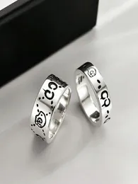 Women Men Ghost Skull Ring Letter Rings Regalo per Love Coppia di gioielli di moda Accessori USA 5117616368