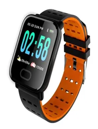 A6 Smart Watch Reloj Inteligente PulSometro Ritmo Cardi Fitness Tracker Smart Armband Passometer Vattentät armbandsur för iPhone7442123