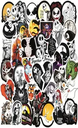 50pcs Nightmare Before Christmas Halloween Movie Sticker fans anime paster Cosplay scrapbooking phone laptop decoration4873414