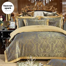 Bettwäsche -Sets Royal Home Textile Ägyptische Baumwollset Satin Bettdecke BED -LAWEs und Kissenbezüge Sabanas Fundas Nordicas 240x220