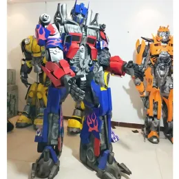 Transformers Robot adulto robô robô vestível Tamanho humano fácil vestindo filme Cosplay Re Dino Mall Show Cosplay Prop aniversário