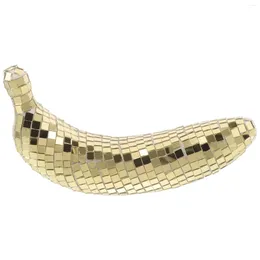 Party Decoration Disco Banana Home Decor Kitchen Ornament Supply Model Mirror Favor Decorate