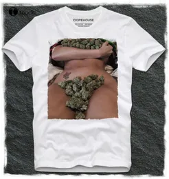 Men039s T -Shirts t Sexy Mädchen Kiffer Bong Gras Porno Porno Swag Pot Head Tee Shirt2657826