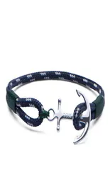 Tom Hope Armband 4 Größe handgefertigt südgrünen Seilketten Edelstahl Anker Charms Armreifen mit Box und TH113239018