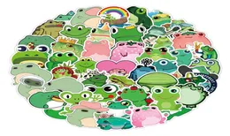 Fedex Whole 50pcspack Cartoon Tickers Cute Frog Sticker Drużyka do walizki gitara Dzieci Graffiti Sticker Kids T8529136