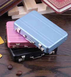 Durable arrival Mini Briefcase Business Card Case ID Holders Password Aluminium Credit Card Holder 96 x 82 x 16mm5126943