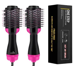 Drop Hair Brush OneStep Hair Volumizer 3 i 1 Torktorare Rättare Curler Styling Comb Comb Blow Dryer Brush277Q9762203