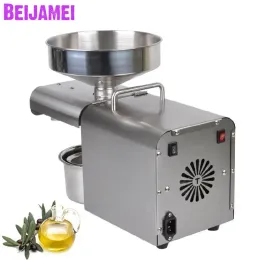 Прижимы Beijamei 1500W Home Oil Press Machine Коммерческое арахисовое масло извлечение из нержавеющей стали ореховое орех/печи.