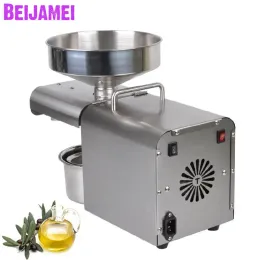 Pressers Beijamei 1500W Home Oil Press Machine Commercial Peanut Oil Extraktion Rostfritt stål Walnut/Perilla Seeds Oil Maker 220V/110V