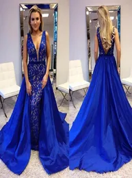 Dubai Arabic Evening Dresses With OverSkirt Löstagbara tågapplikationer 2019 PESKIN Kändissklänningar Special Endast PROM Party Wea20993