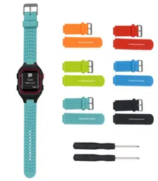 Sport Silicone Watch Watch Band Strap لـ Garmin Forerunner 25 Watch Wrist Rubber Bands Replacement3083600