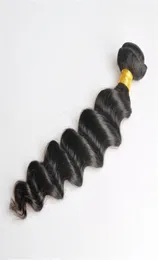 Cabelo humano virgem brasileiro Logo Deep Wave Deep Remy Hair Weaves Double Wits 100Gbundle 1bundleLoT pode ser tingido branqueado7995319