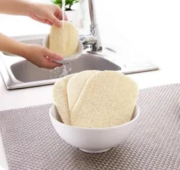 Natural Loofah Dishwashing Cloth Scrub Pad Dish Pot Easy To Clean Scrubber Sponge Kitchen Clean Brushes Scrub Pad7942995