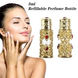 Garrafas de armazenamento estilo leste de metal antiquado Dubai Arabi Arabian Essential Oil Cosmetic Container Perfilabilable Perfume