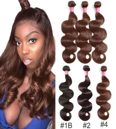 Mink Brazilian Body Wave Virgin Hair Wafts 1B24 Virgin Brazilian Body Wave Hair Bundles Extensions Human Hair Extensions 5437420