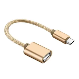 Data Transmission Type-c OTG Data Cable for Xiaomi 8 Huawei Mate30 Samsung Meizu Adapter U Disk USB 2.0 Mobile Phone Adapter