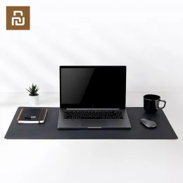 Accessori xiaomi extra grande collo in pelle pura per pura naturale tappetino da banco di quercia naturale antivento impermeabile per computer tavolo da tavolo tavolo da tastiera mousepad