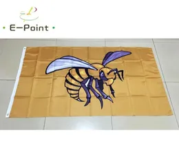 Eyalet Hornets bayrağı 3*5ft (90cm*150cm) Polyester bayrak afiş Dekorasyon Uçan Ev Bahçe Bayrağı Festival Hediyeleri3810700